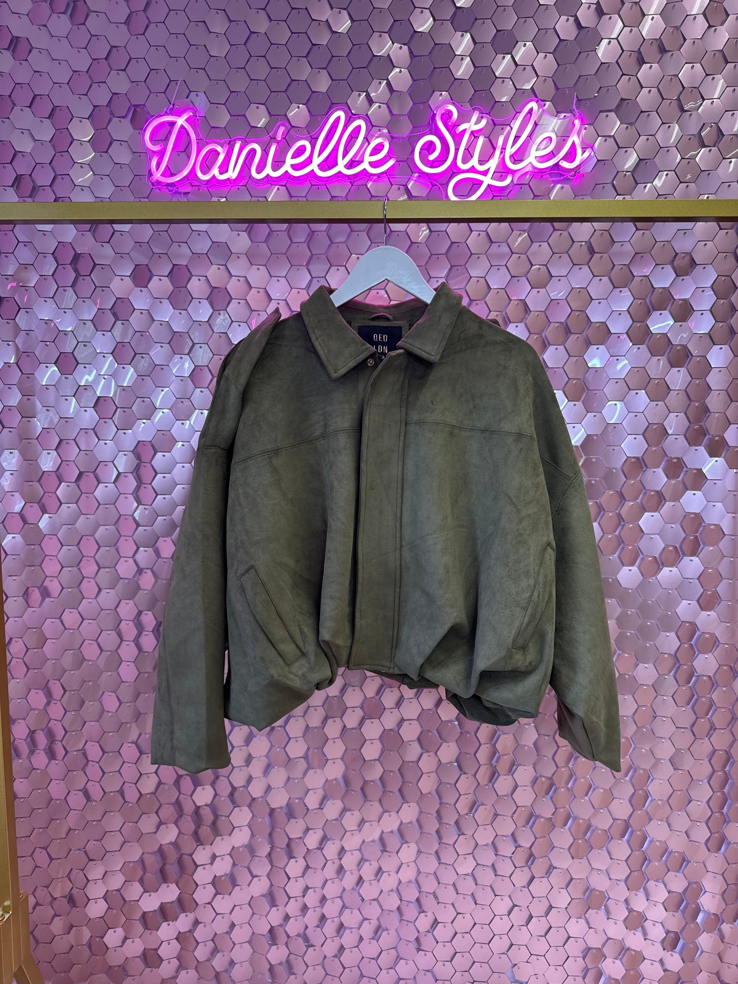 Suede Khaki Jacket