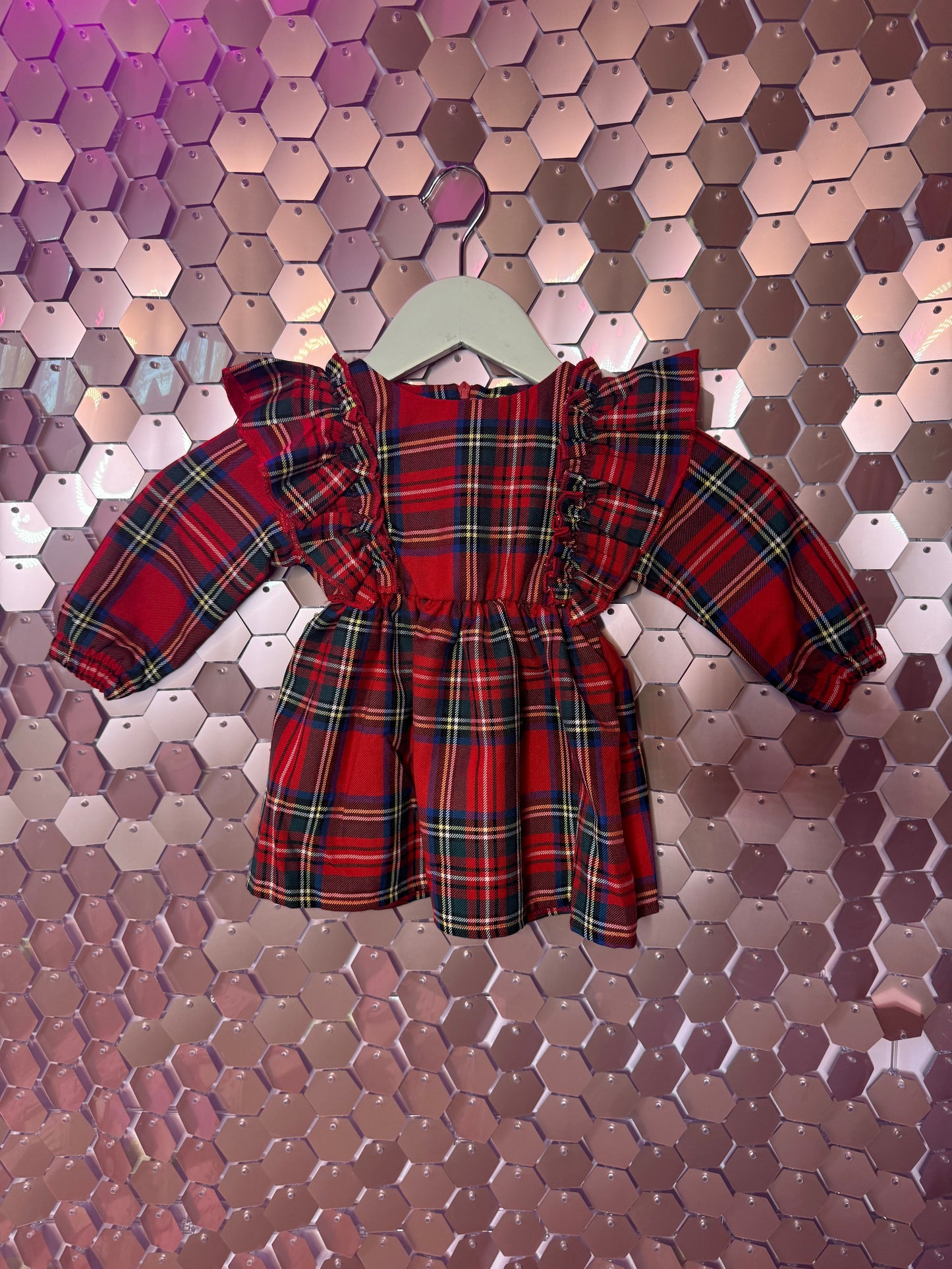 Small girls tartan dress