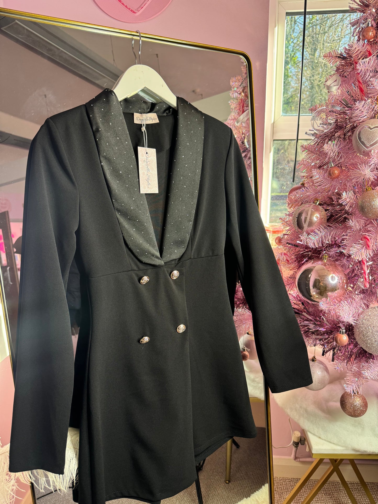 Sequin Blazer Playsuit