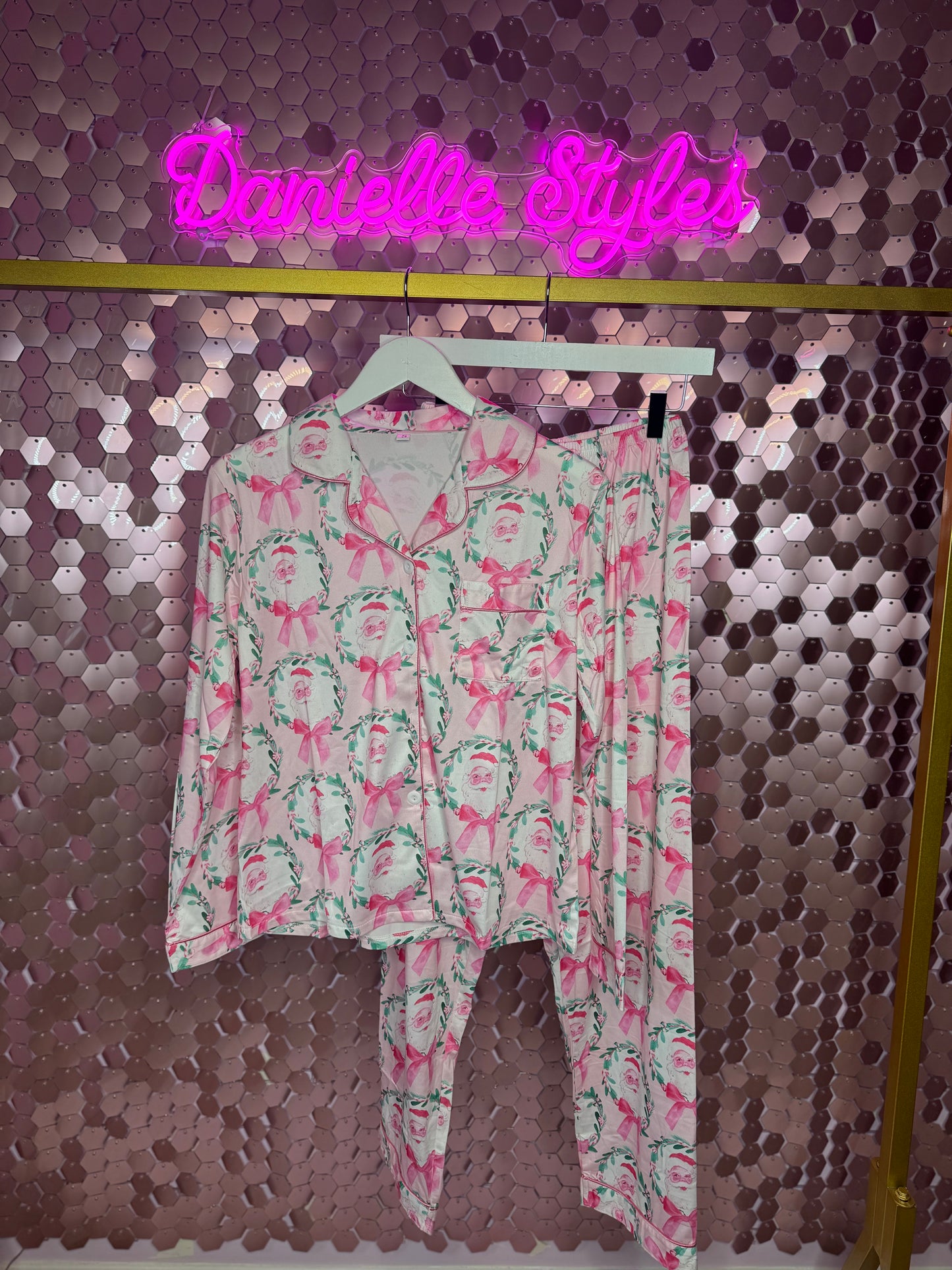 Pink Santa PJ’s
