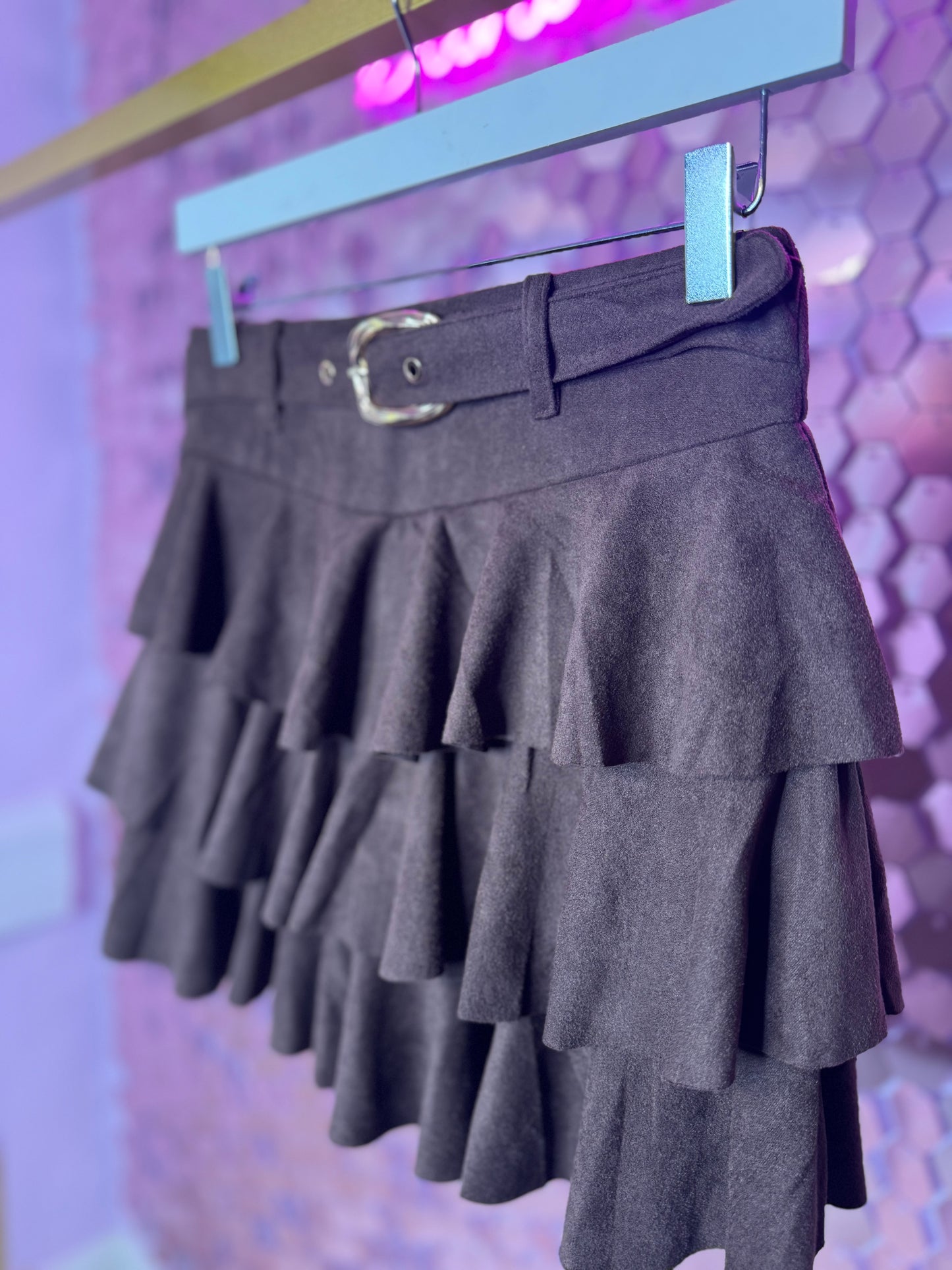 Suede RaRa Skirt