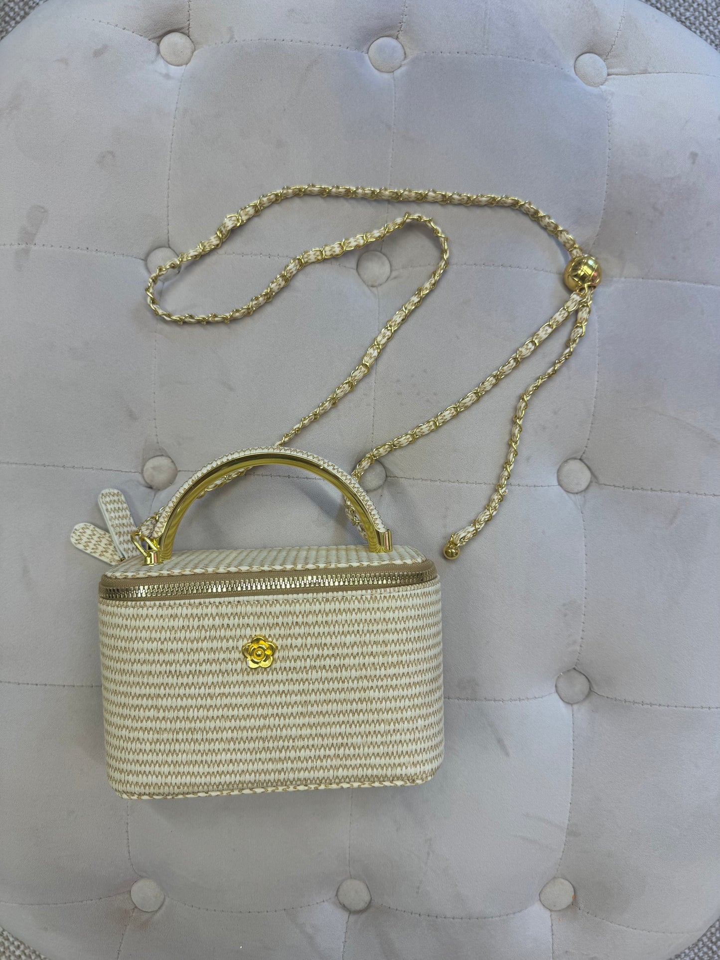 Gold Flower Bag
