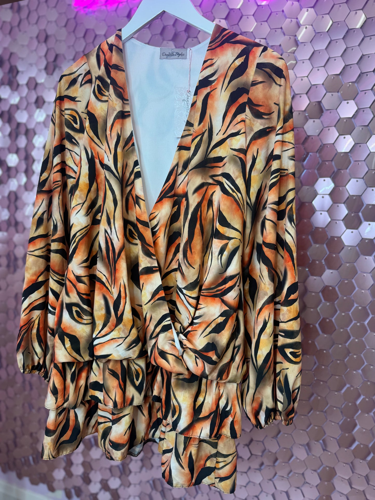 Balloon Sleeve Dress