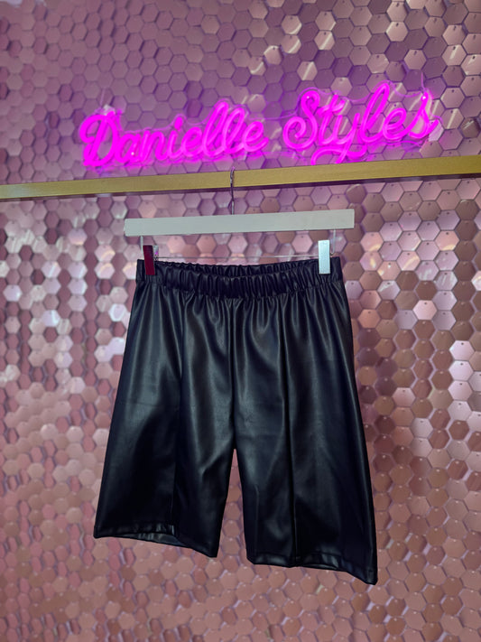 Leather Shorts