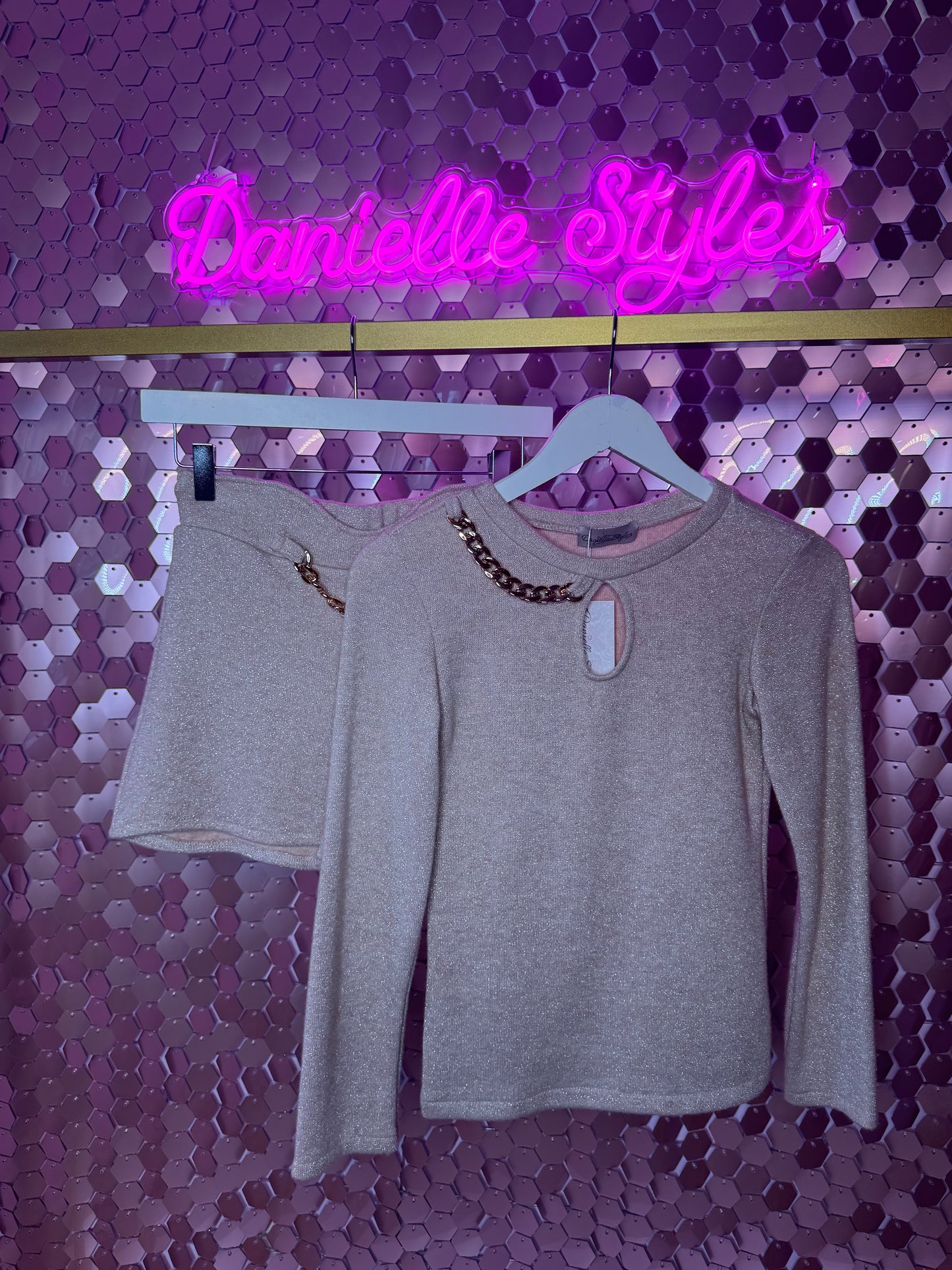 Gold Chain Two Piece