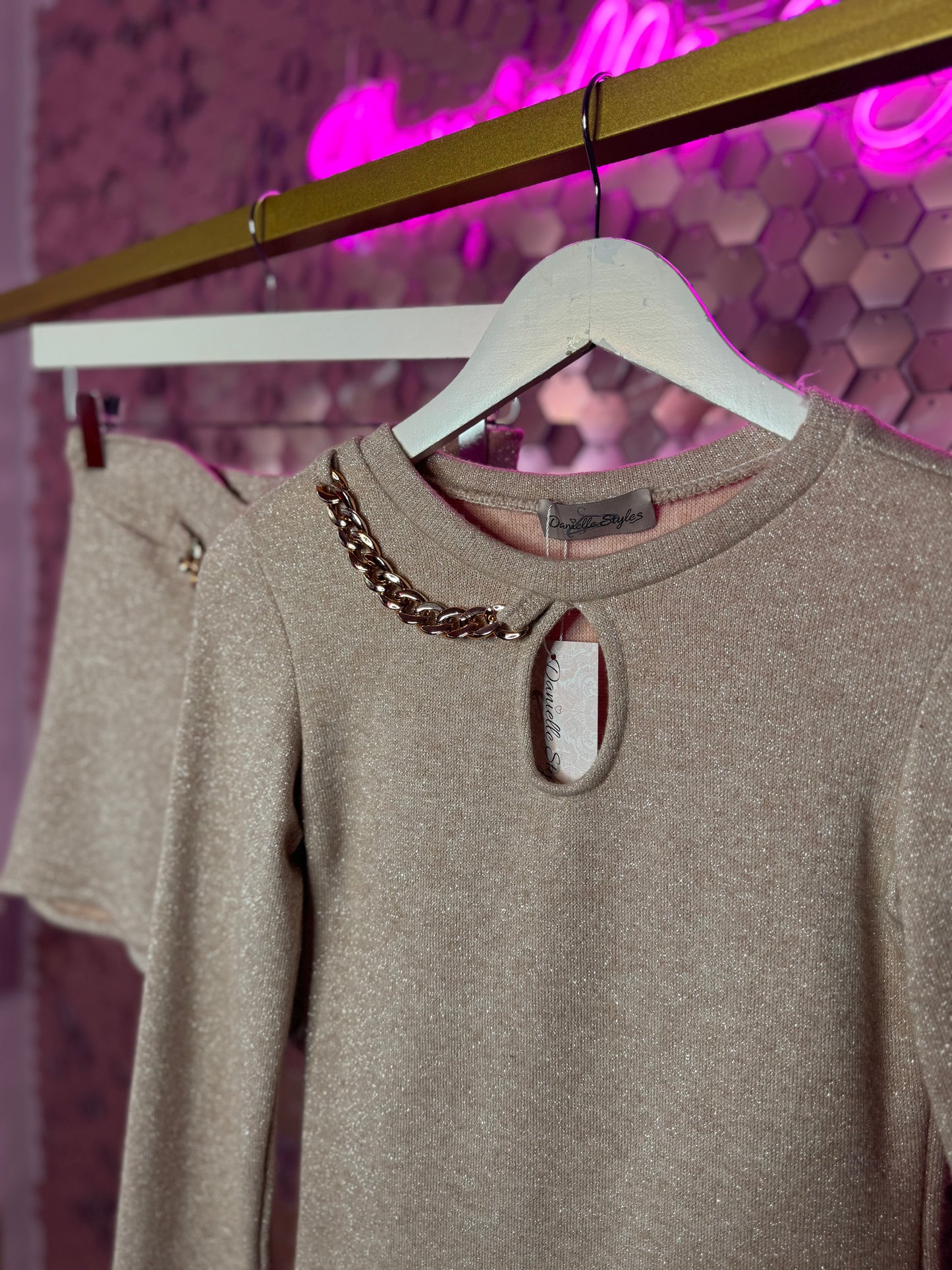 Gold Chain Two Piece