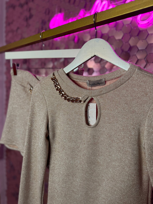Gold Chain Two Piece